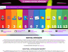 Tablet Screenshot of 12adimdakentseldonusum.com